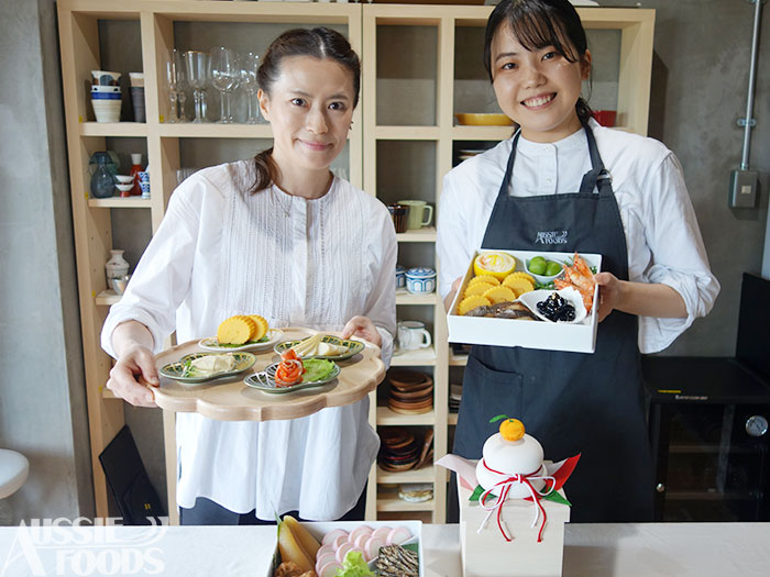 インスタライブ　おせち　盛り付け